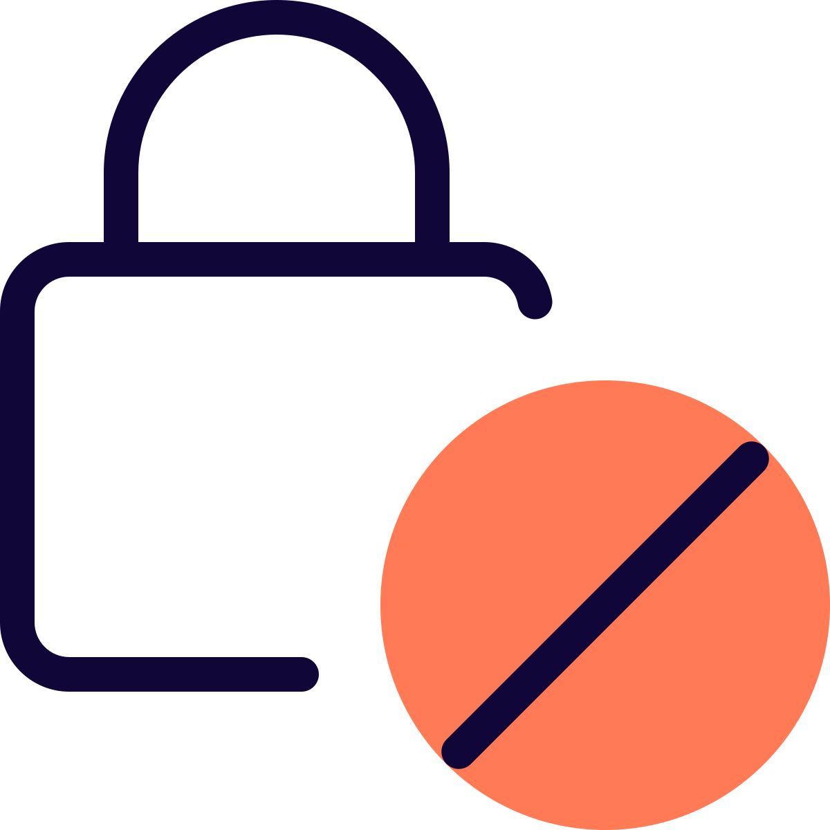 blocked access icon