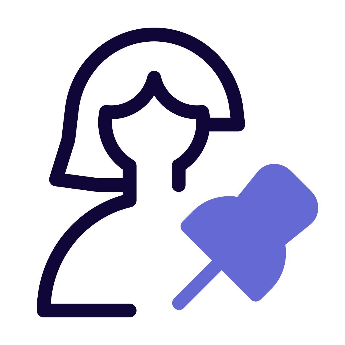 pinning the left out work on a portal icon