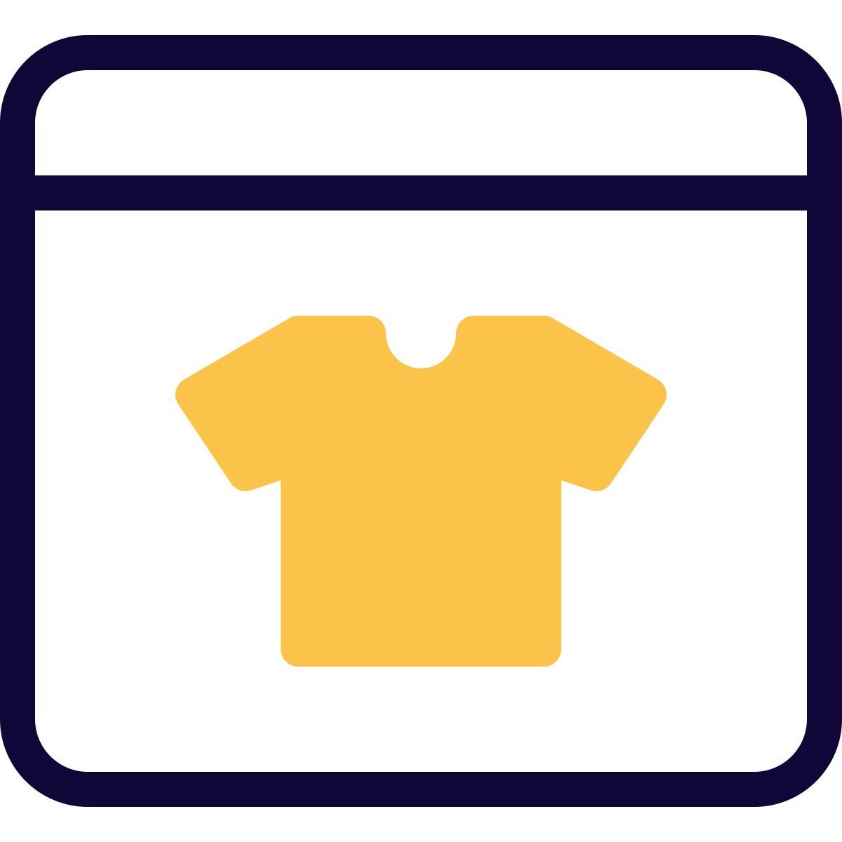boutique de vêtements en ligne icon