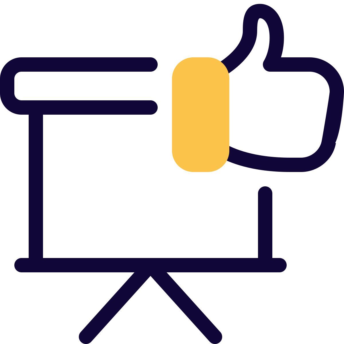 liked presentation icon