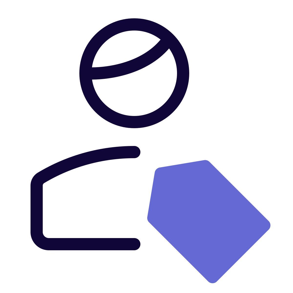 user tag icon