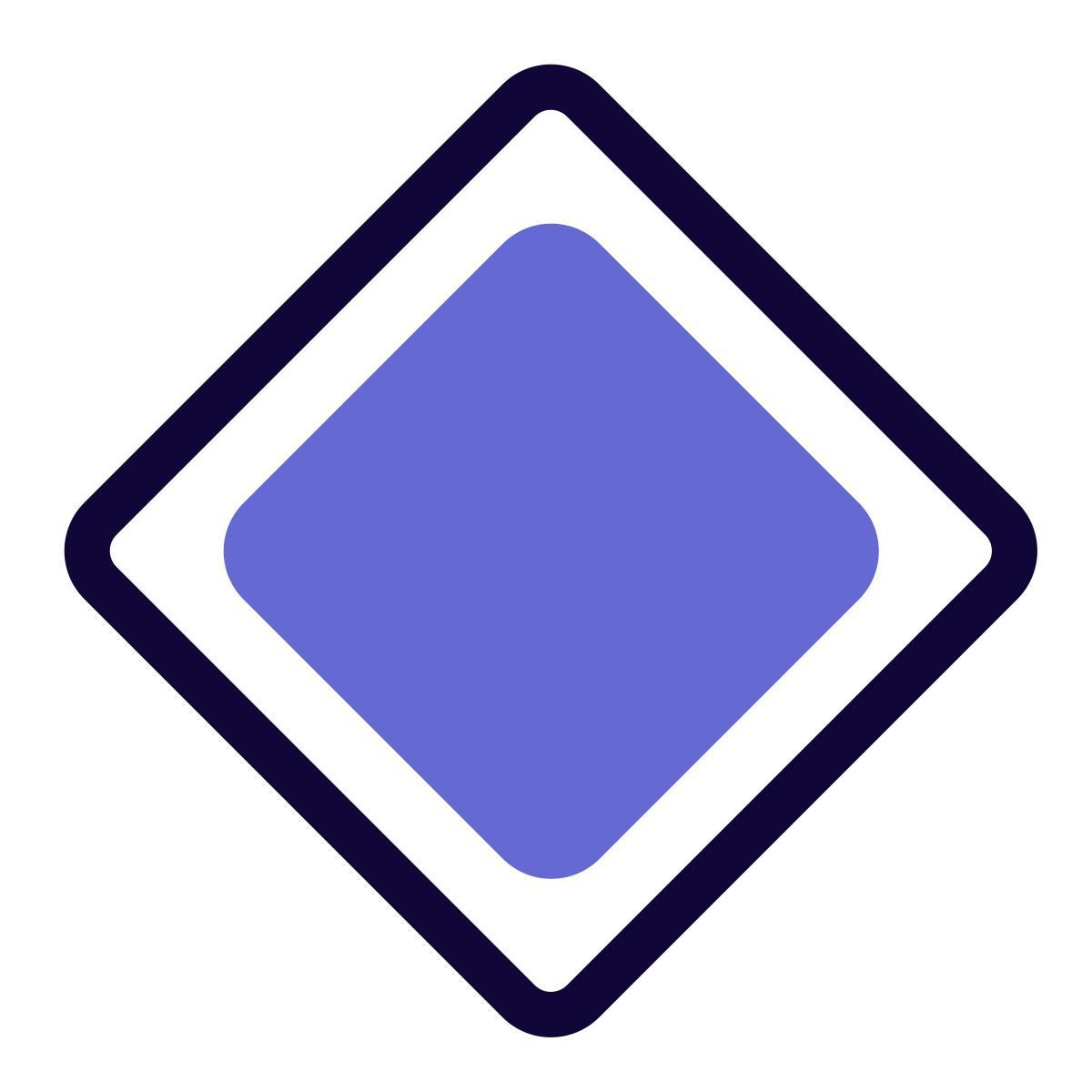 priority road sign icon