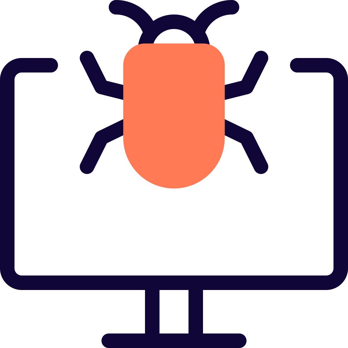computer bug icon