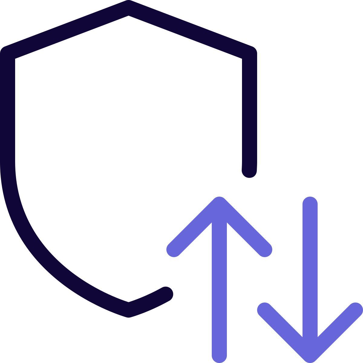 secure data exchange icon