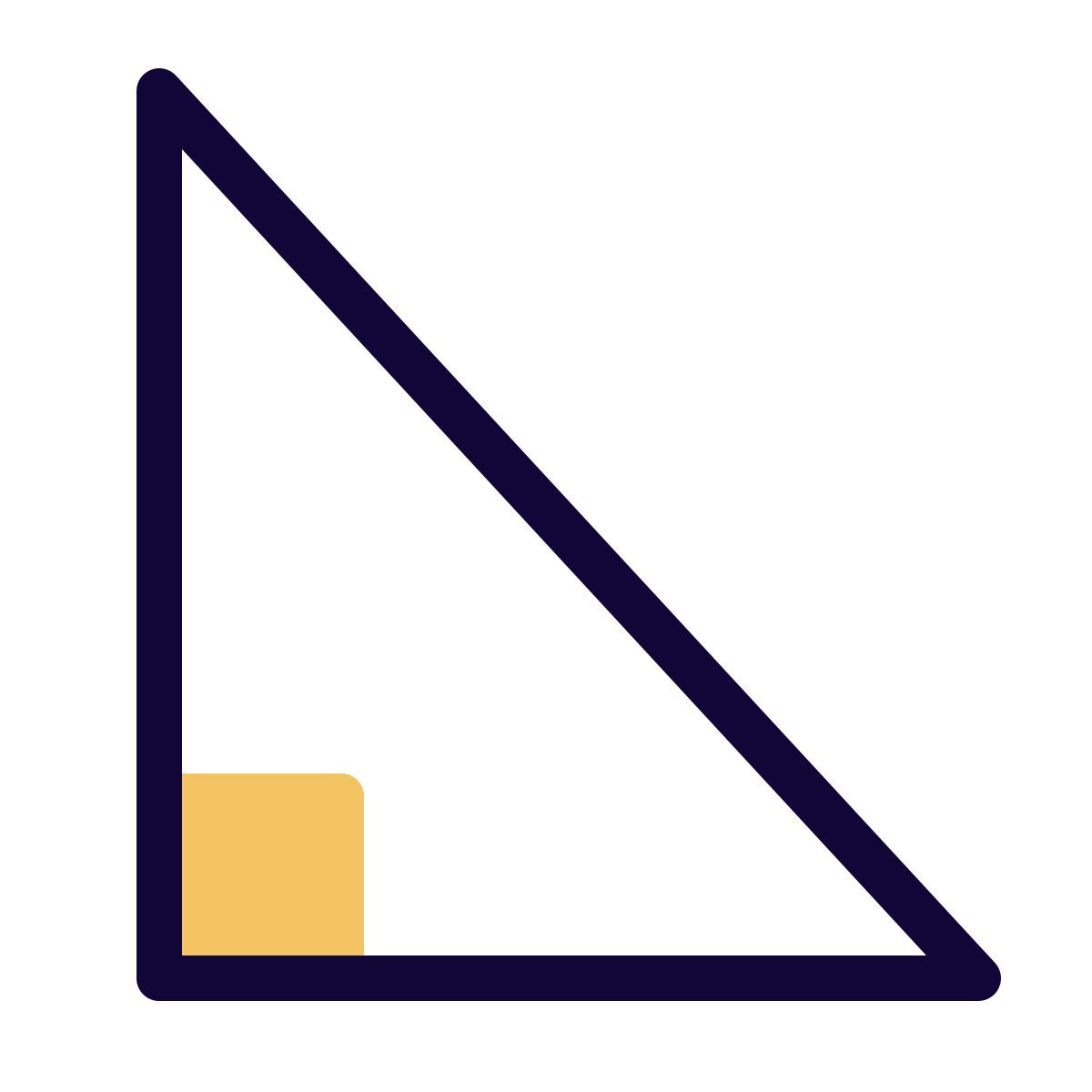 teorema di pitagora icon