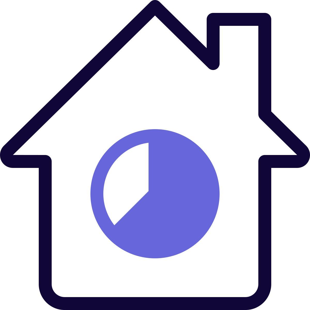 real estate statistics icon