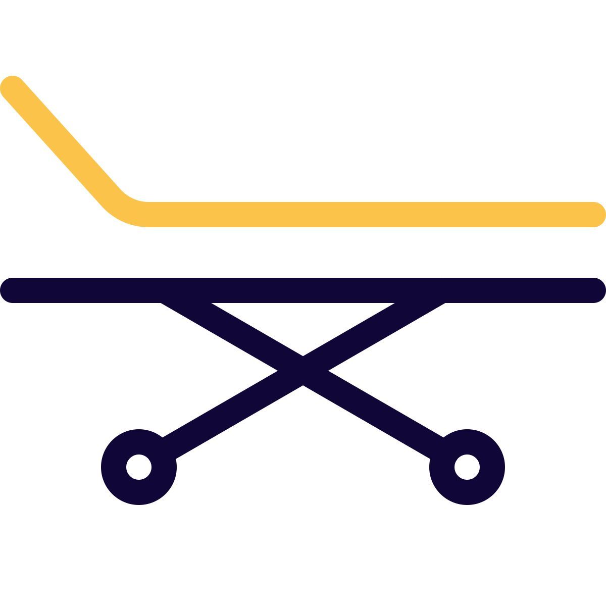 리클라이너 병원용 침대 icon