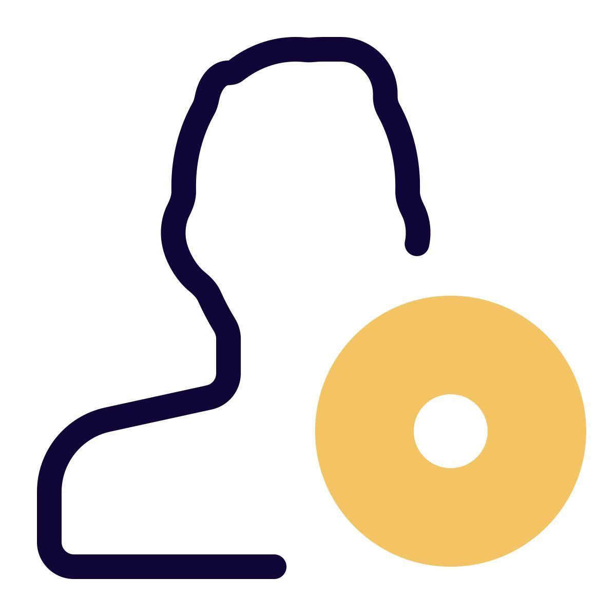 사용자 기록 버튼 icon