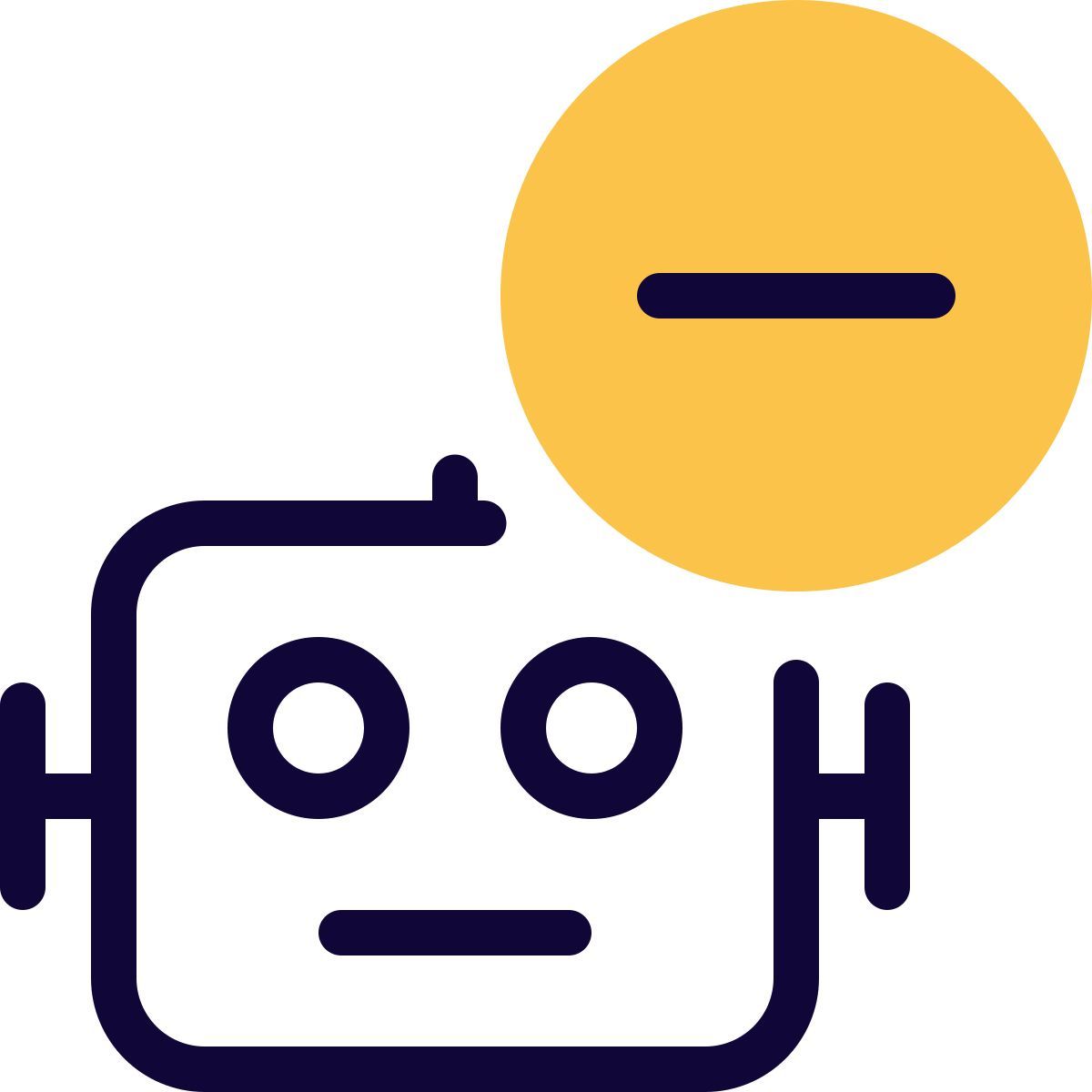 rimuovi la funzione robot icon