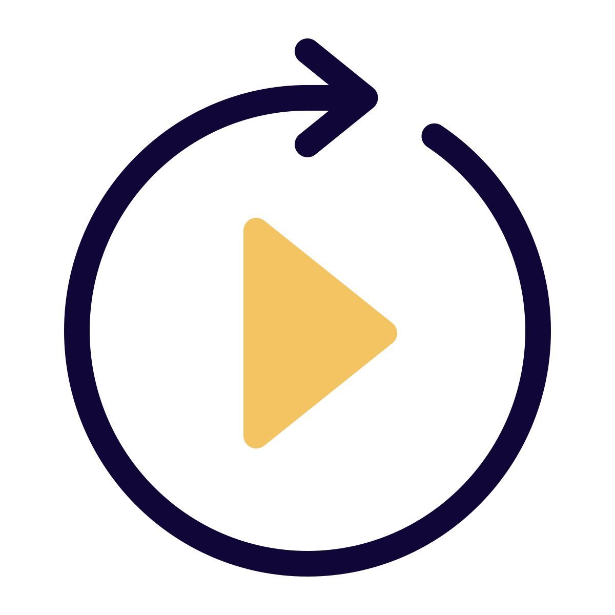 botão de repetição icon