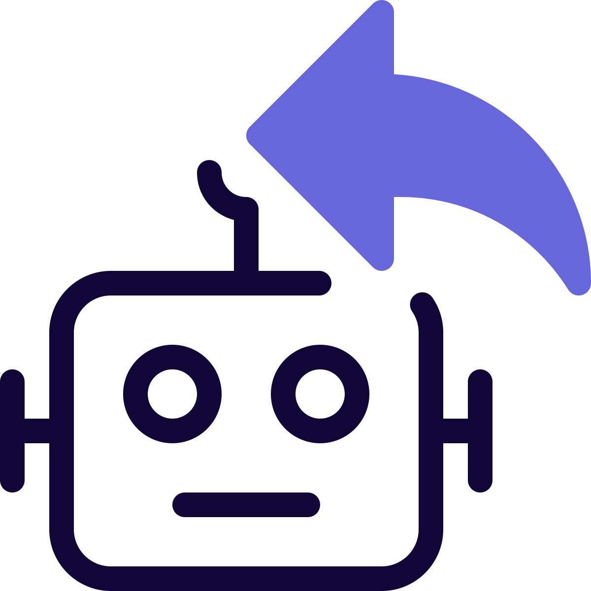 chatbot antwort icon