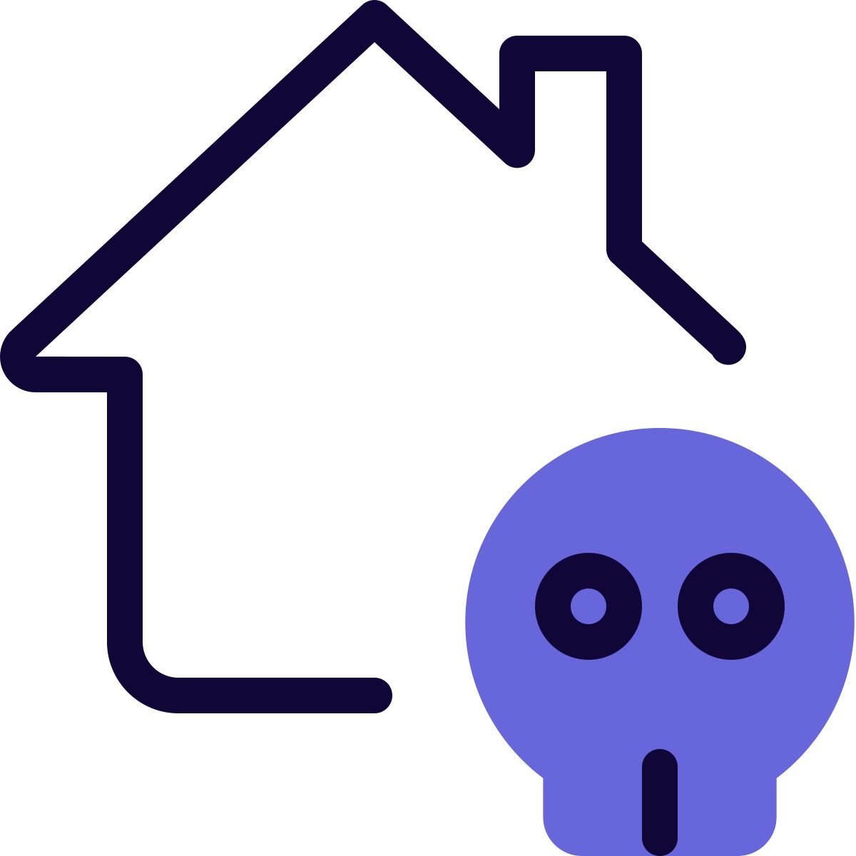 haunted house icon