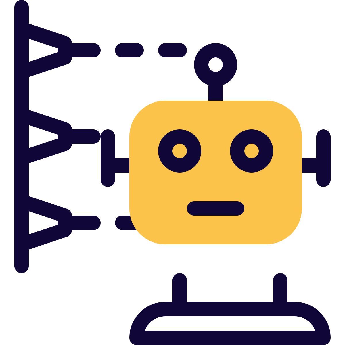 3d robot printing icon