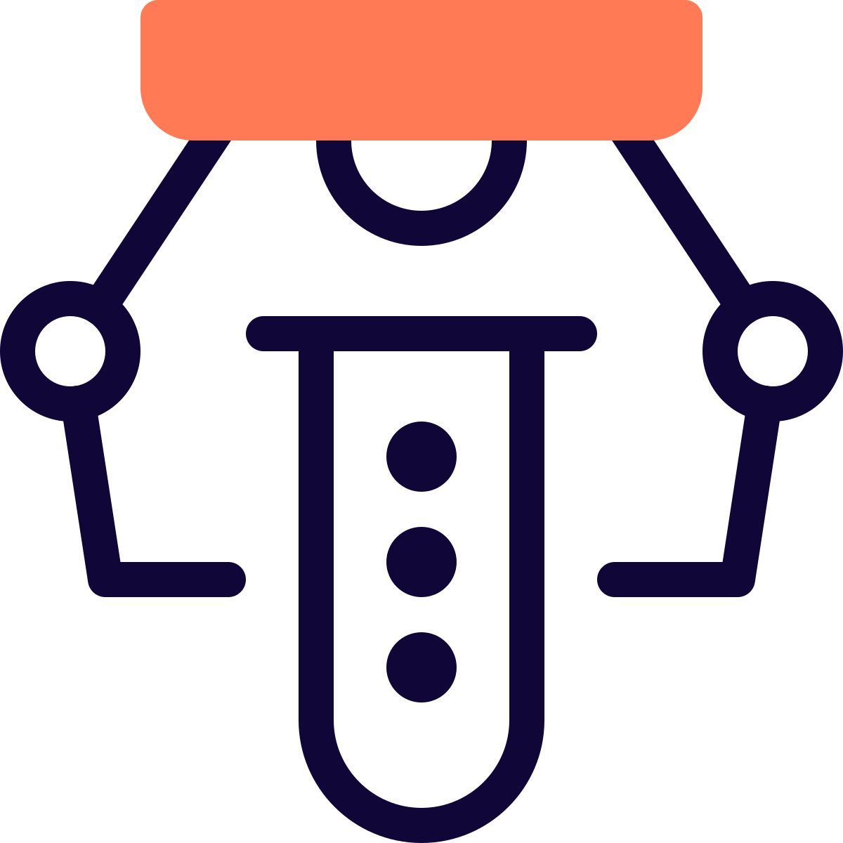robótica de laboratório icon