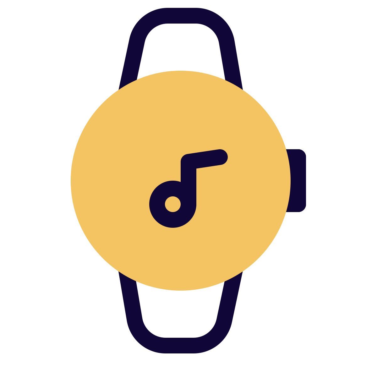 smartwatch music icon
