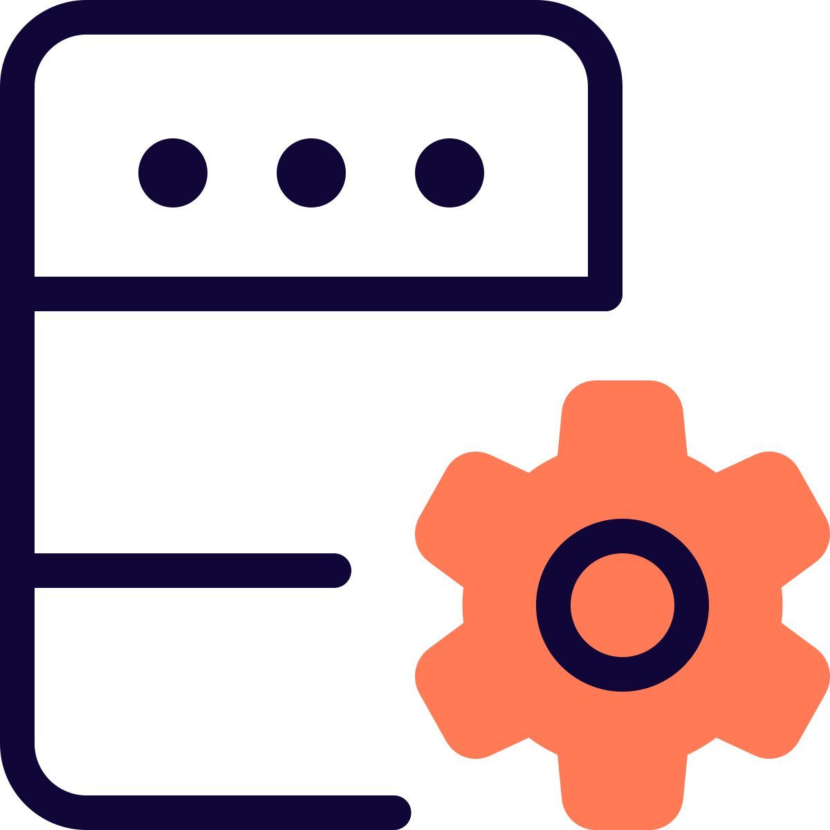 configurações do servidor icon