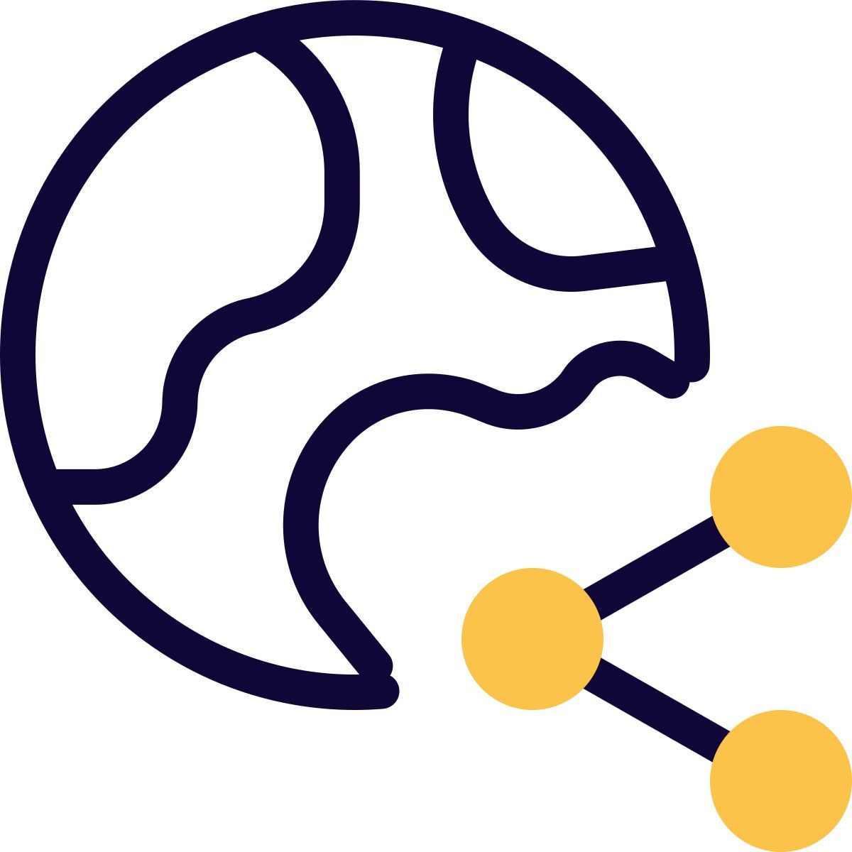 compartir en línea icon