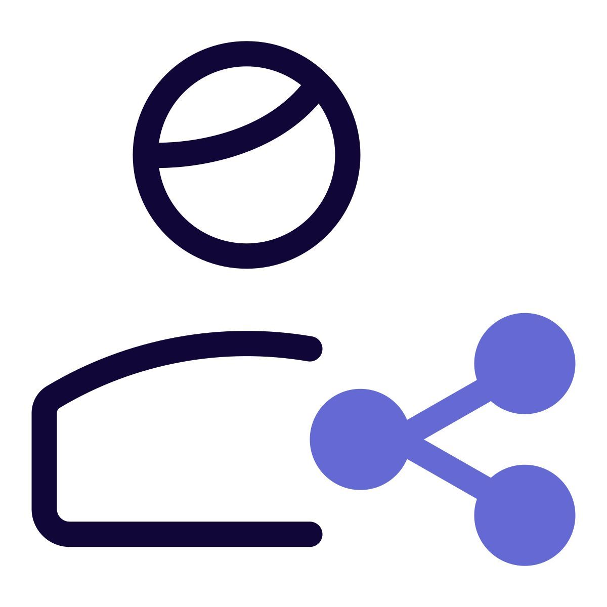 share user data icon