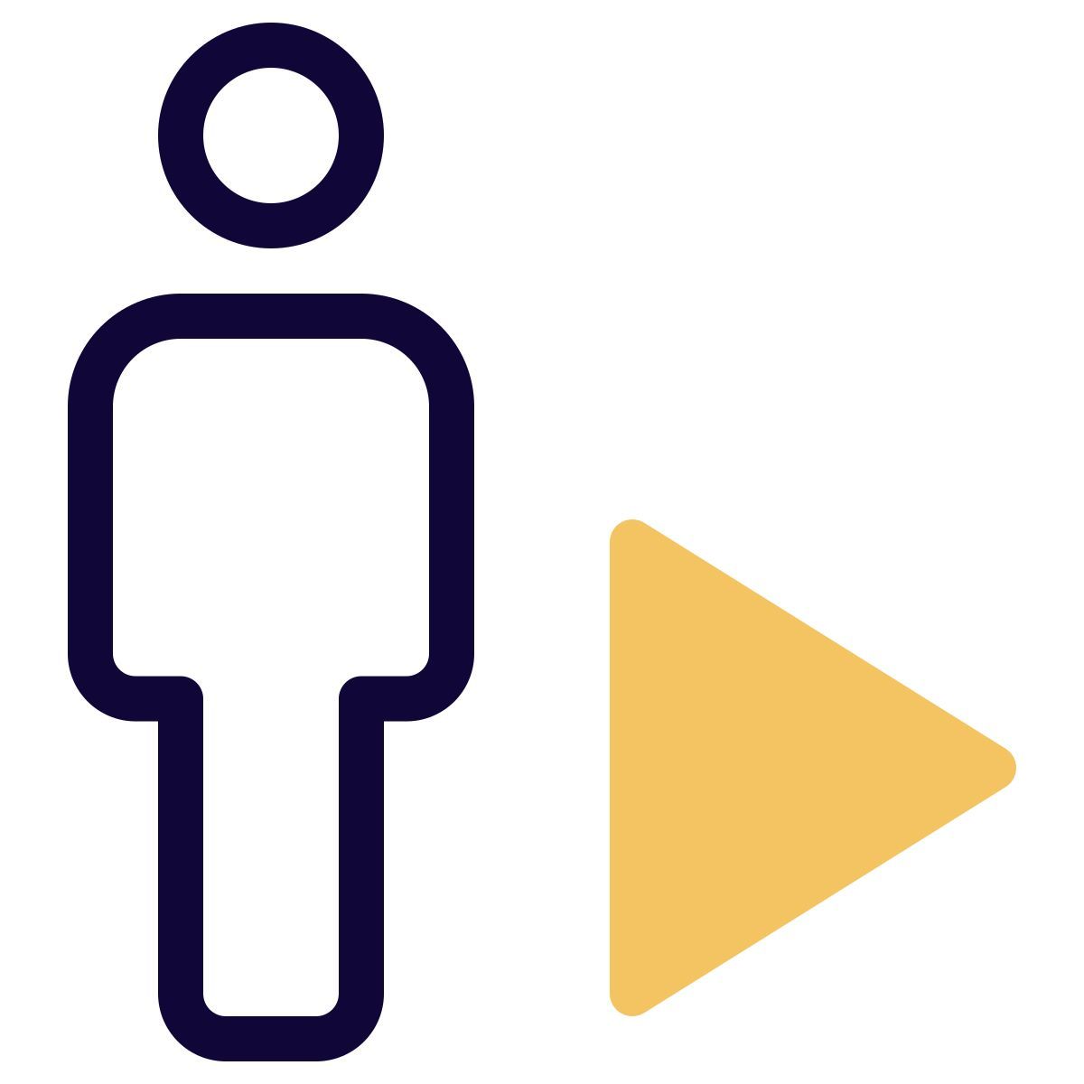 musique unique jouée par un employé sur un portail icon