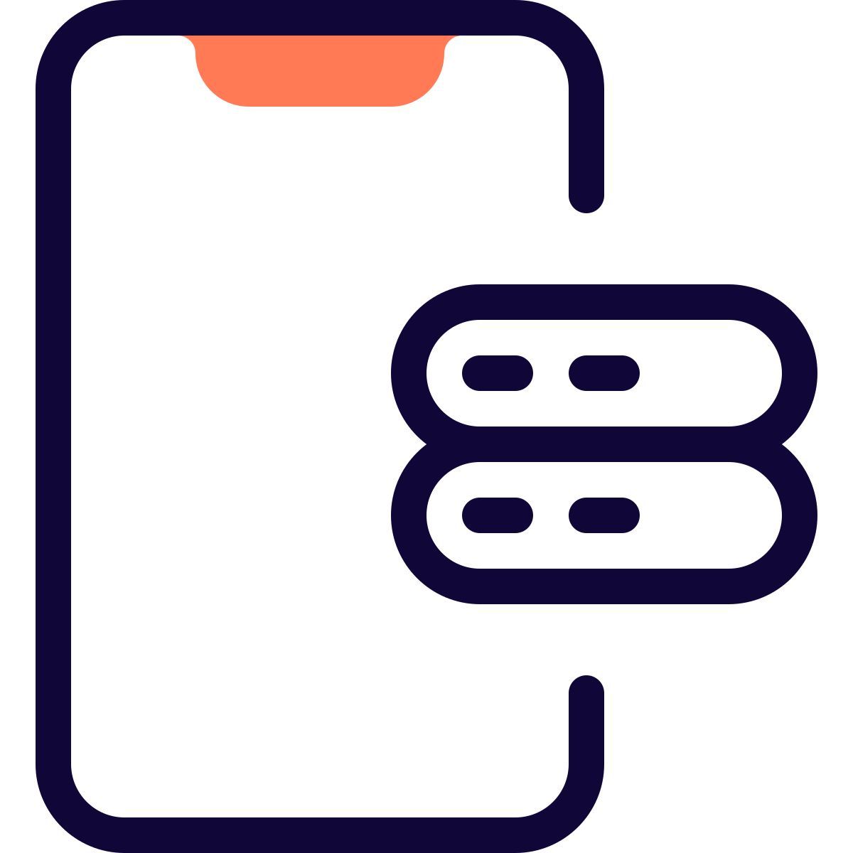 smartphone server icon