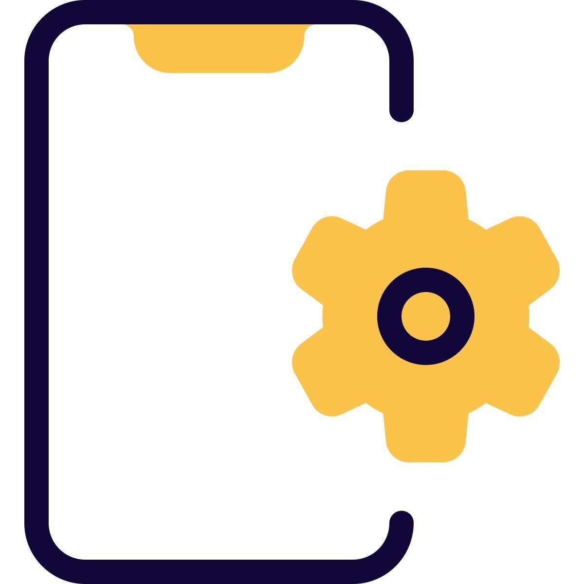 smartphone settings icon