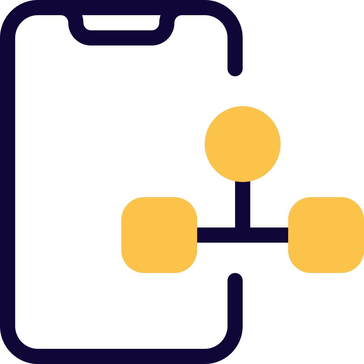 algoritmo mobile icon