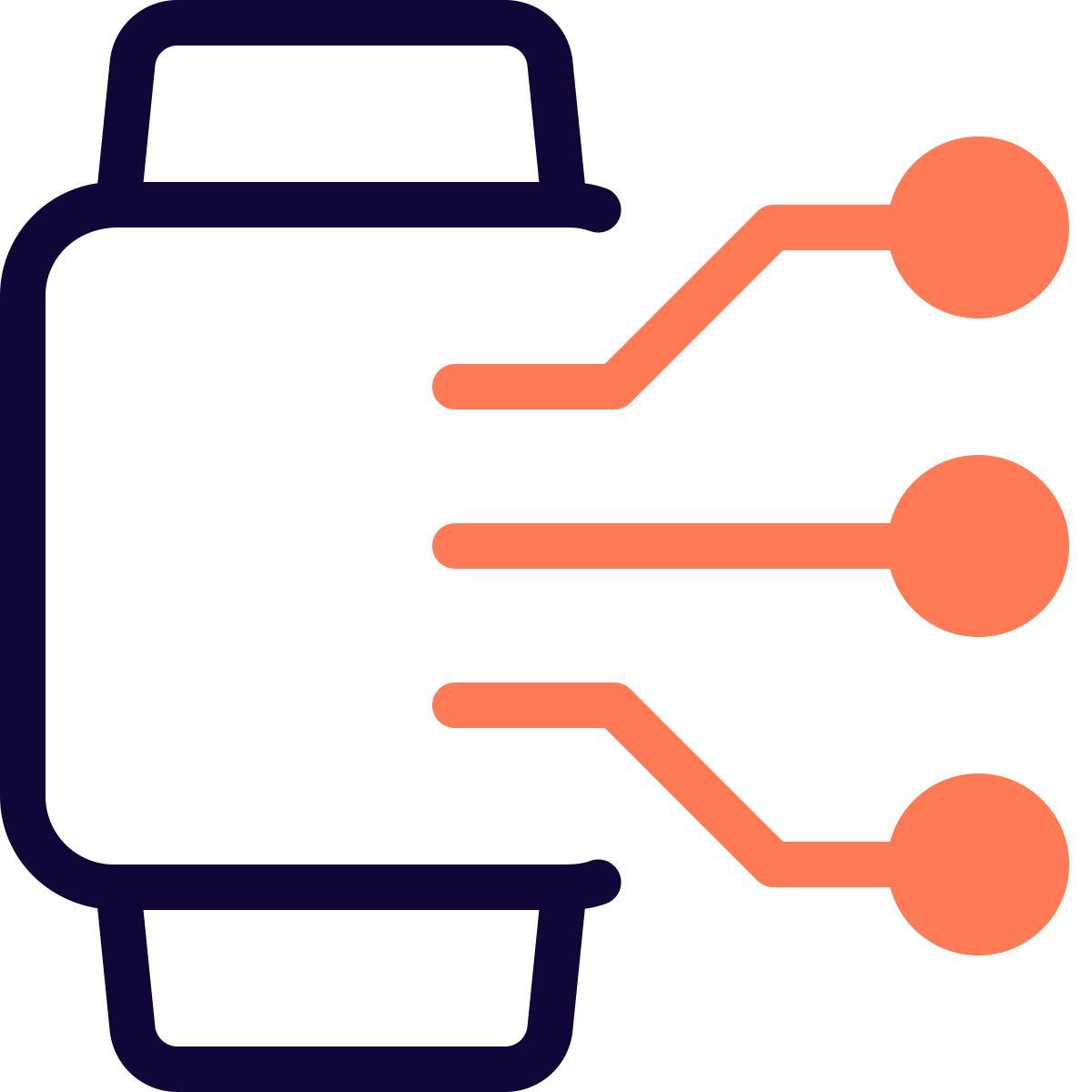 smartwatch connectivity icon