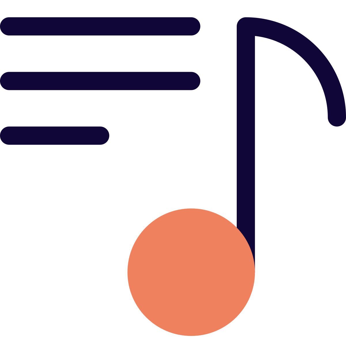 liste de lecture musicale icon