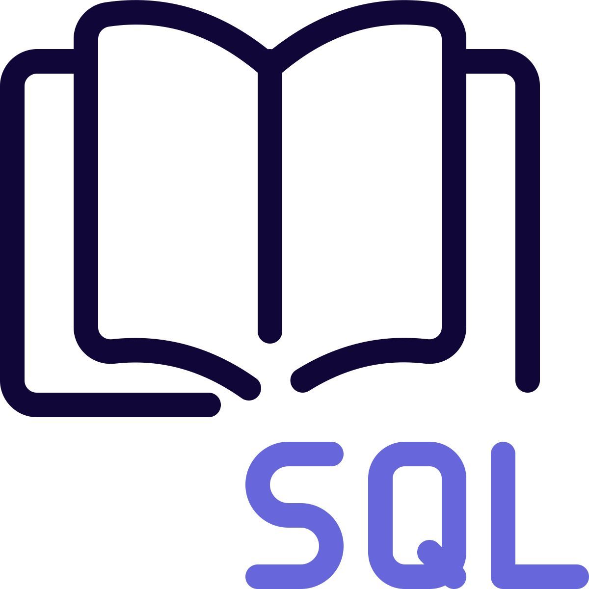 programmazione sql esterna e guida isolati su fondo bianco libreria solida tal revivo icon