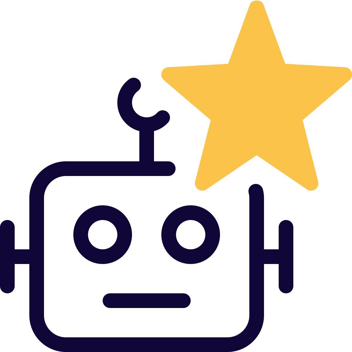 robô estrelado icon