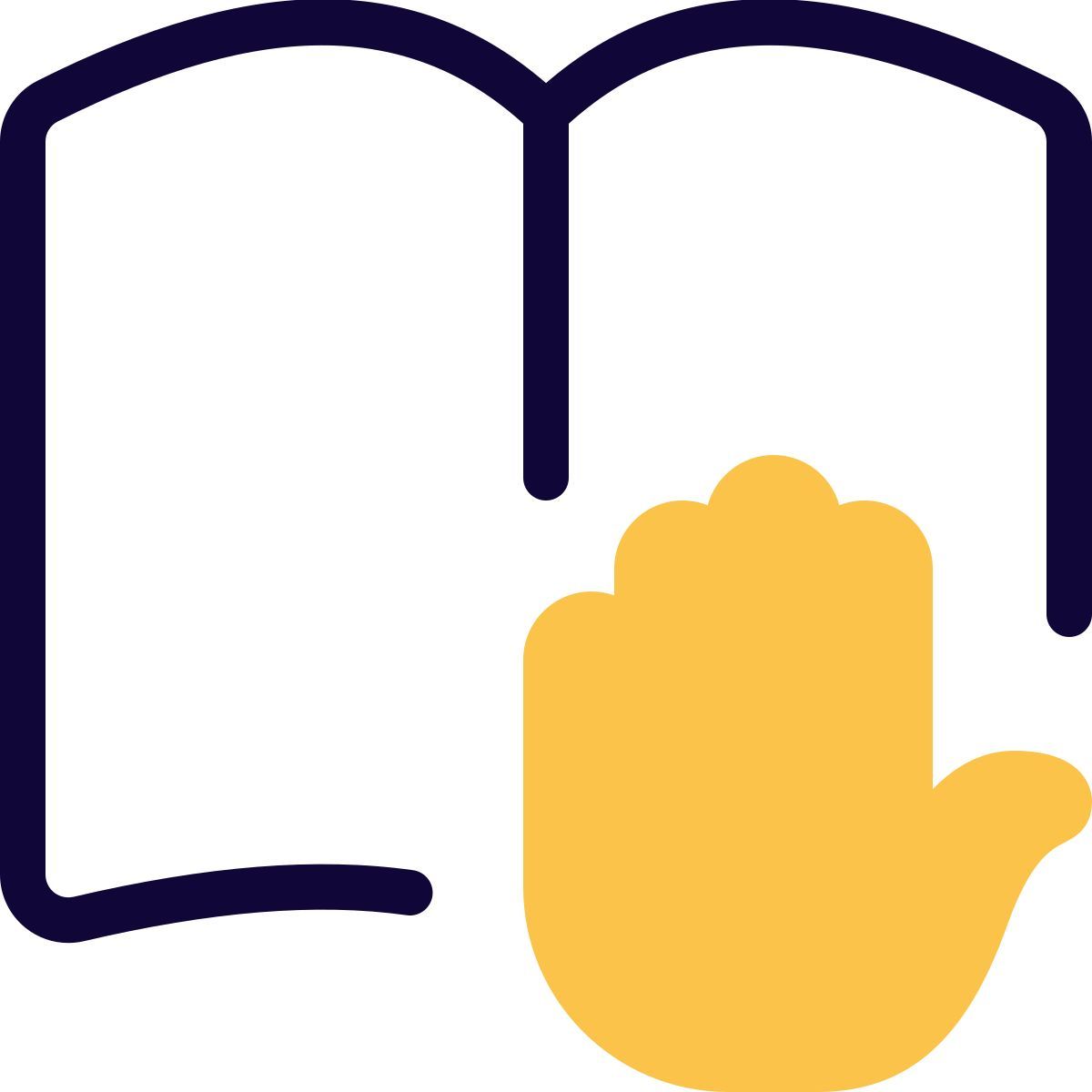 avertissement concernant le livre icon