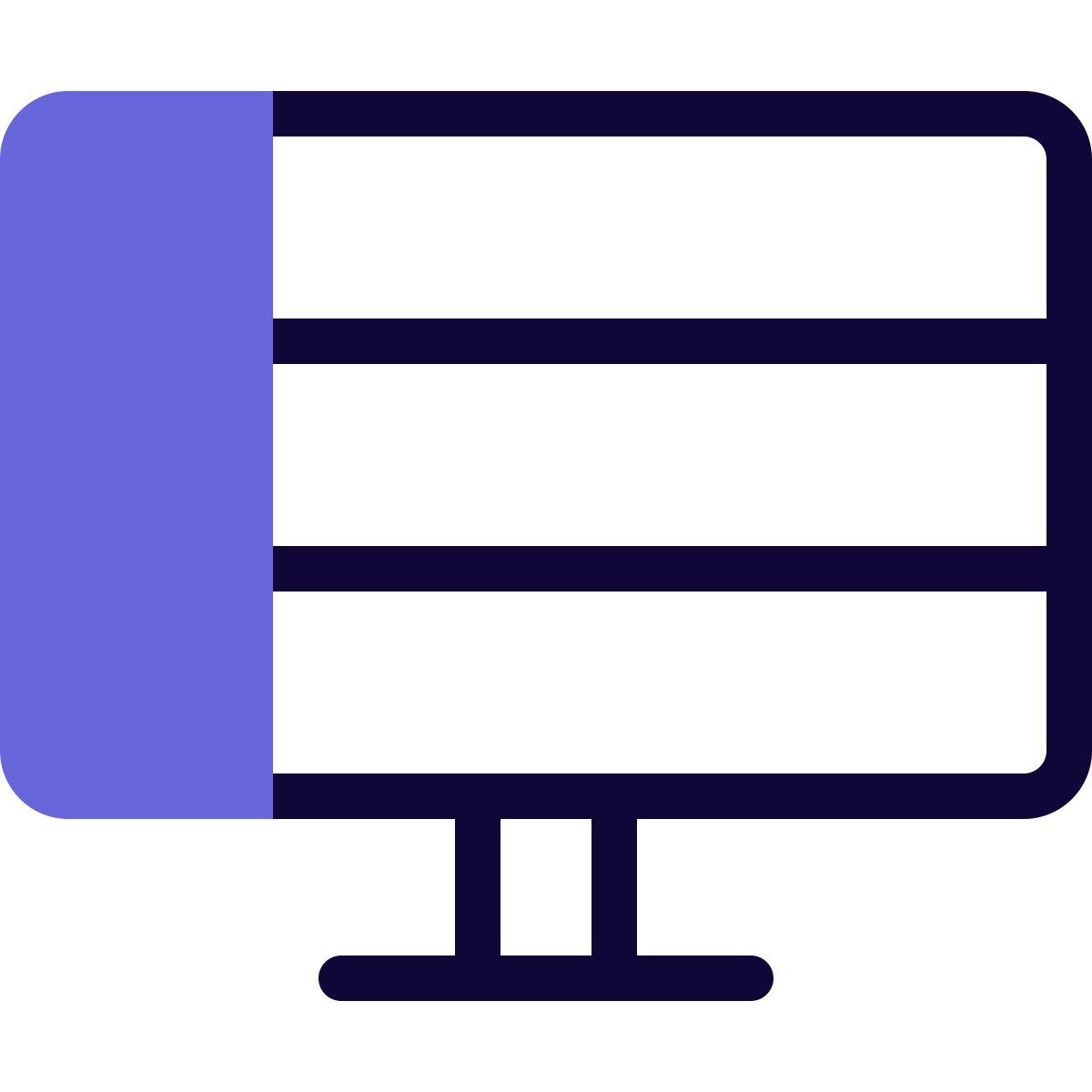 layout da área de trabalho icon