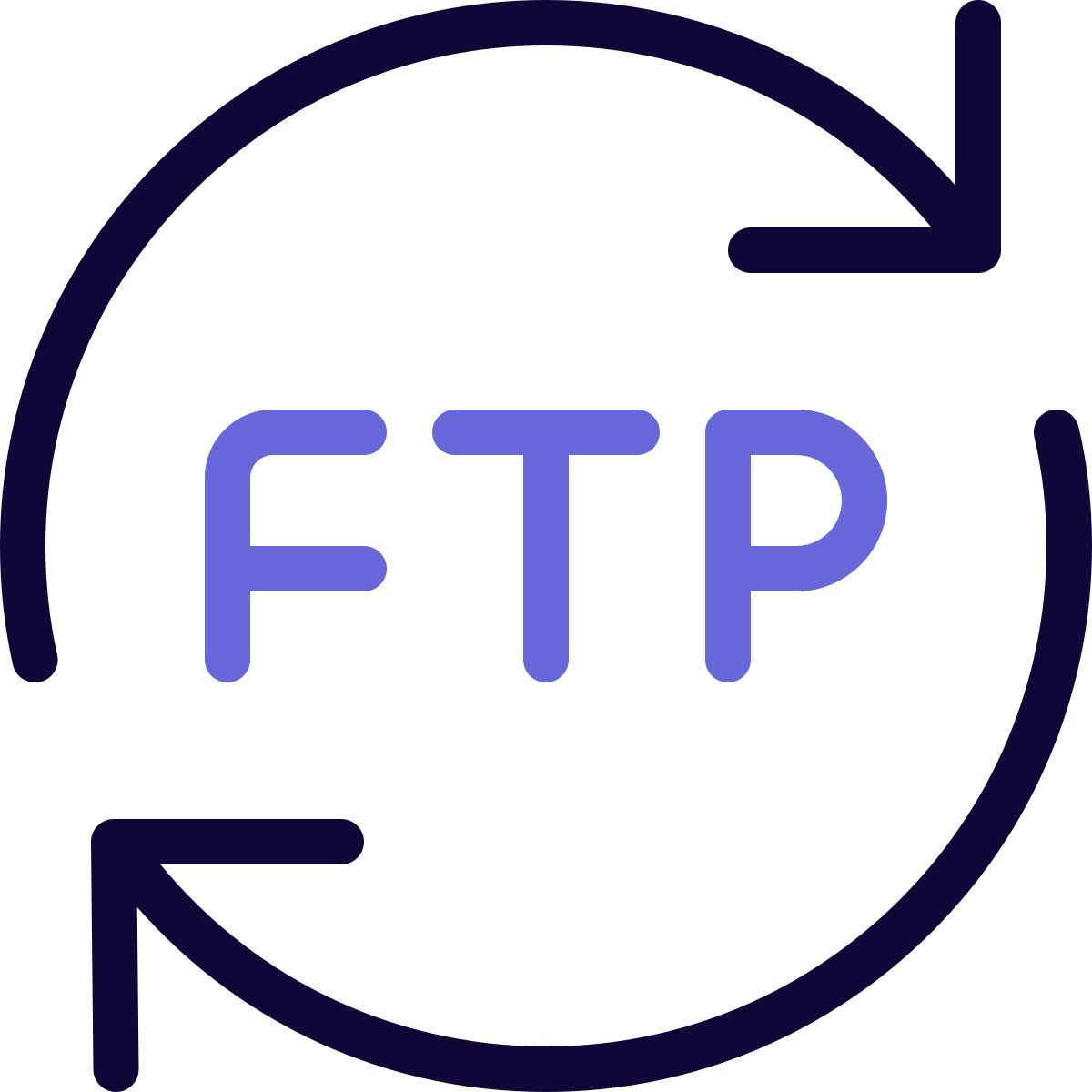 ftp synchronization icon