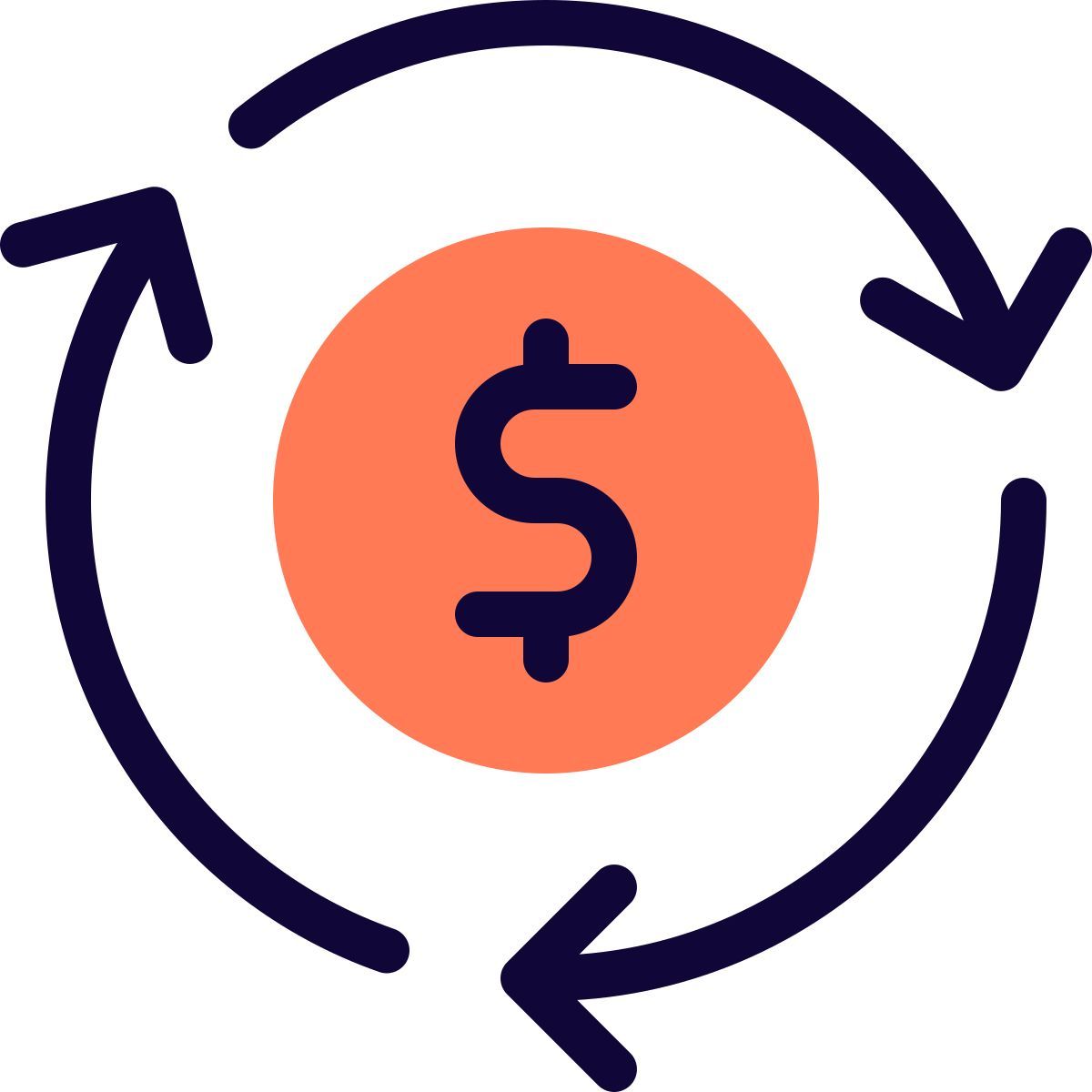 geldtransfer synchronisieren icon