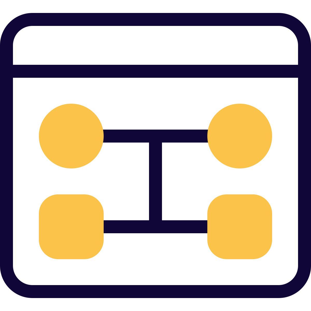 fluxograma da web icon