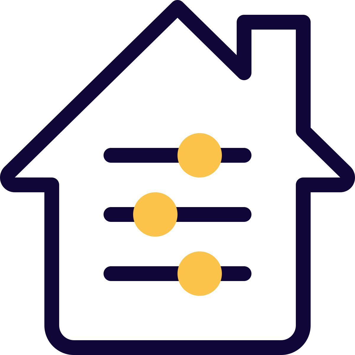 스마트 홈 설정 icon