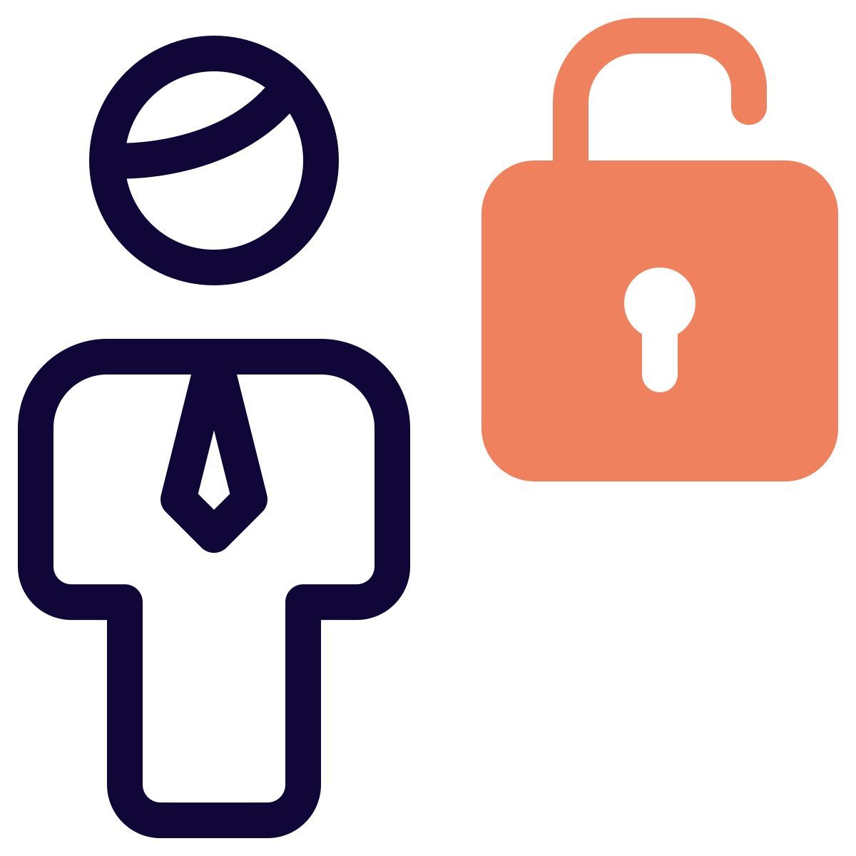 unlocking the access to the businessman list from web portal icon
