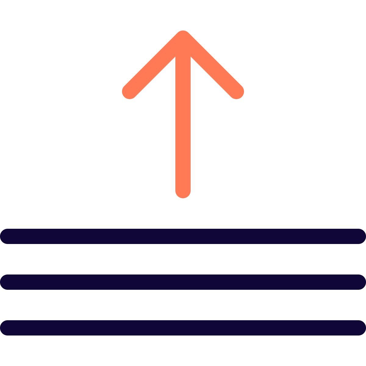upload bar icon