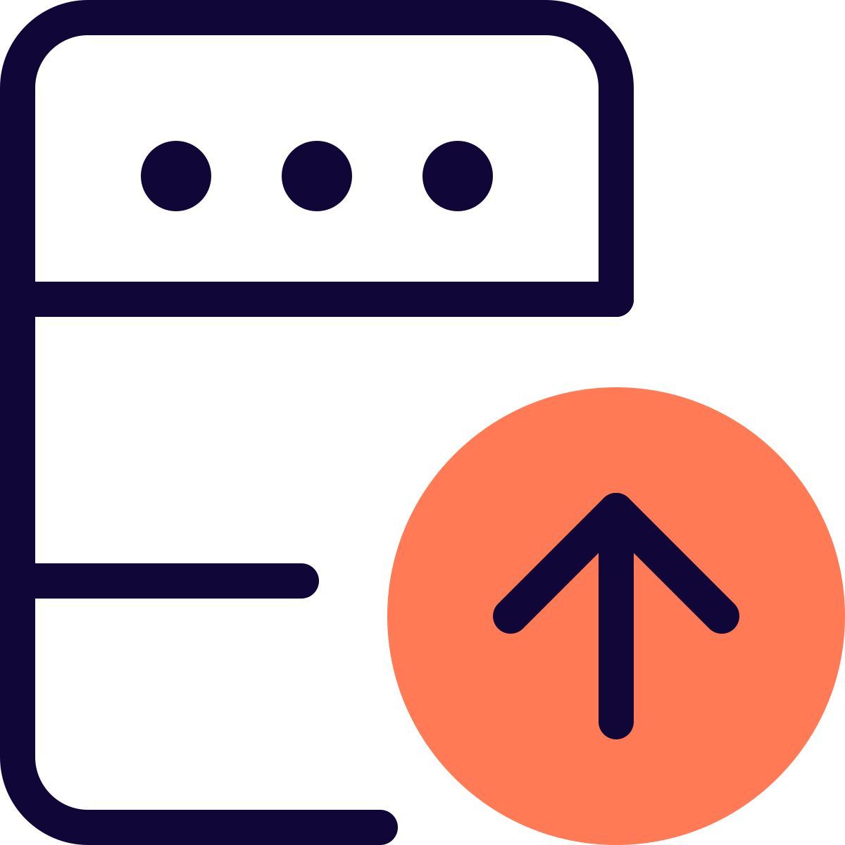 upload to server icon