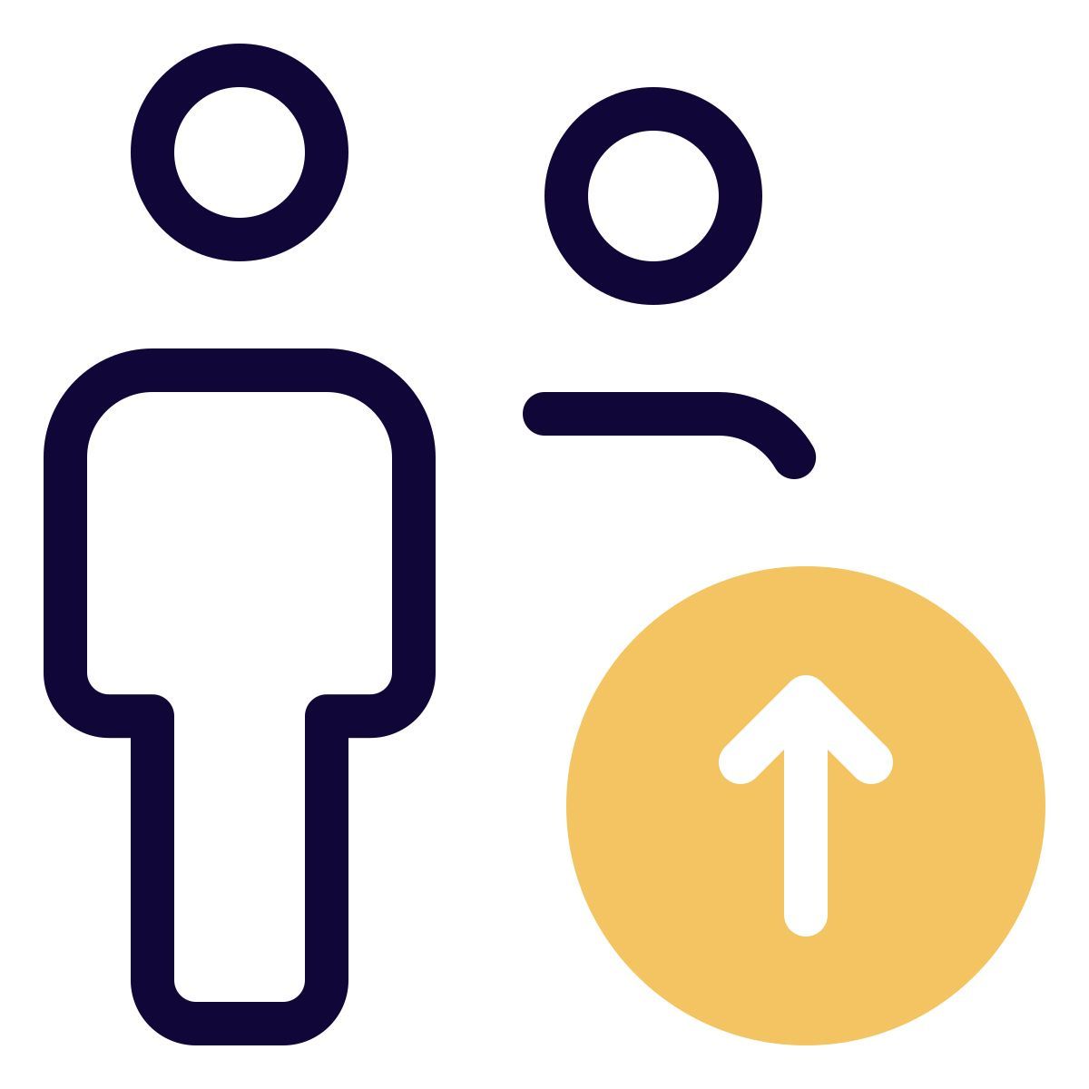 group data upload icon