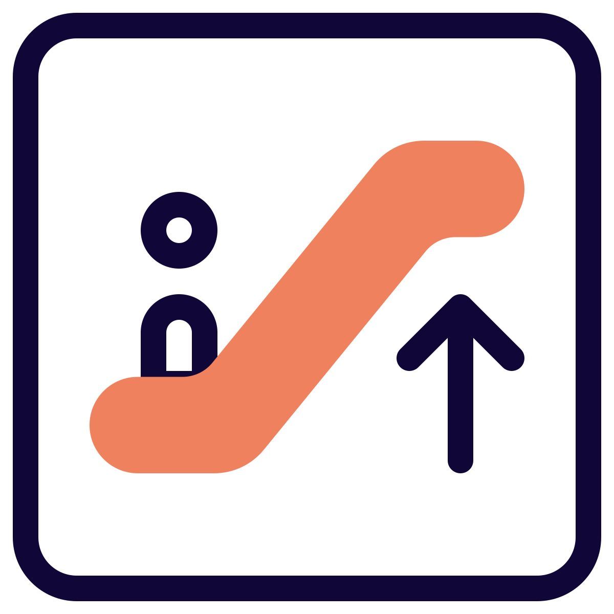 에스컬레이터 위로 icon