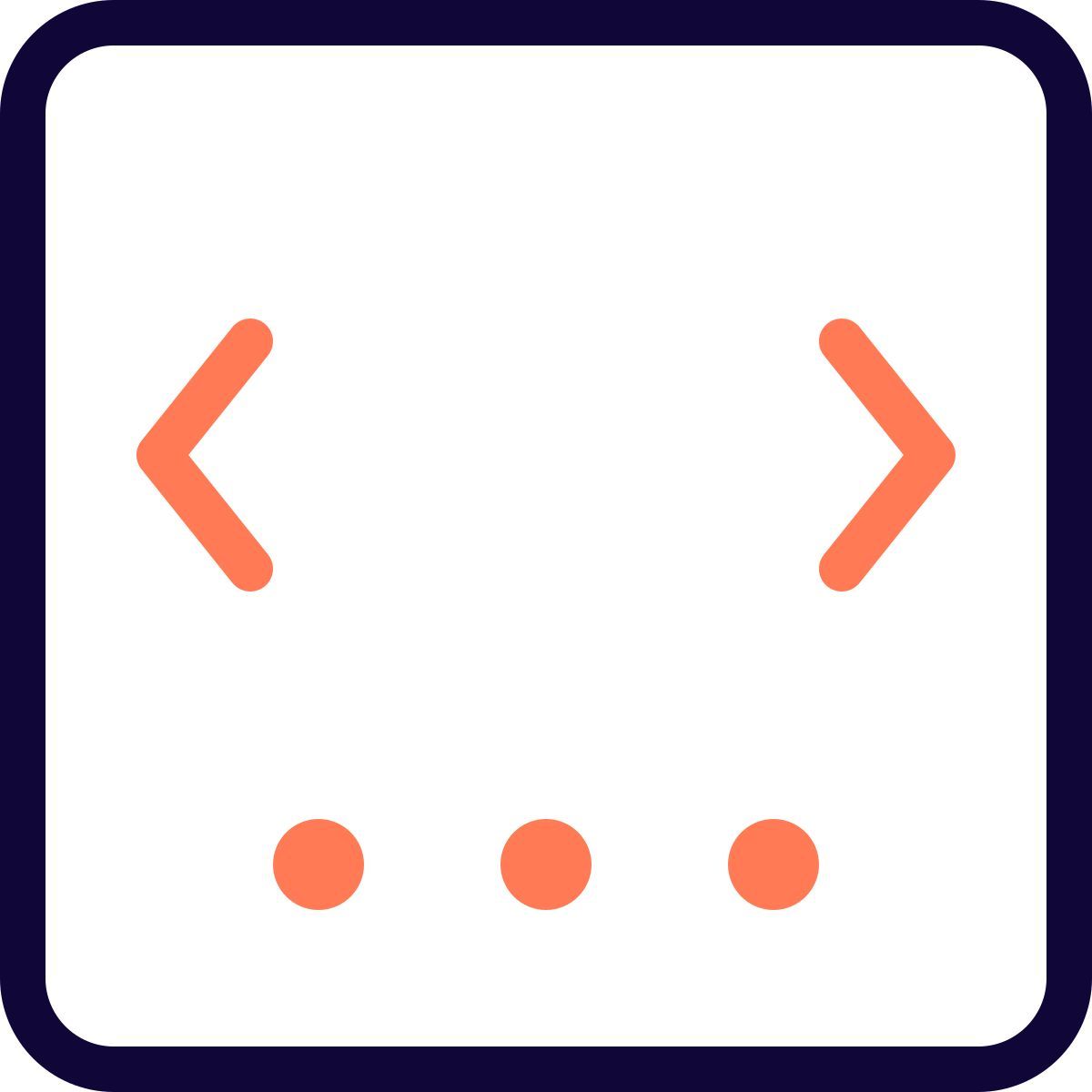 rolagem horizontal icon