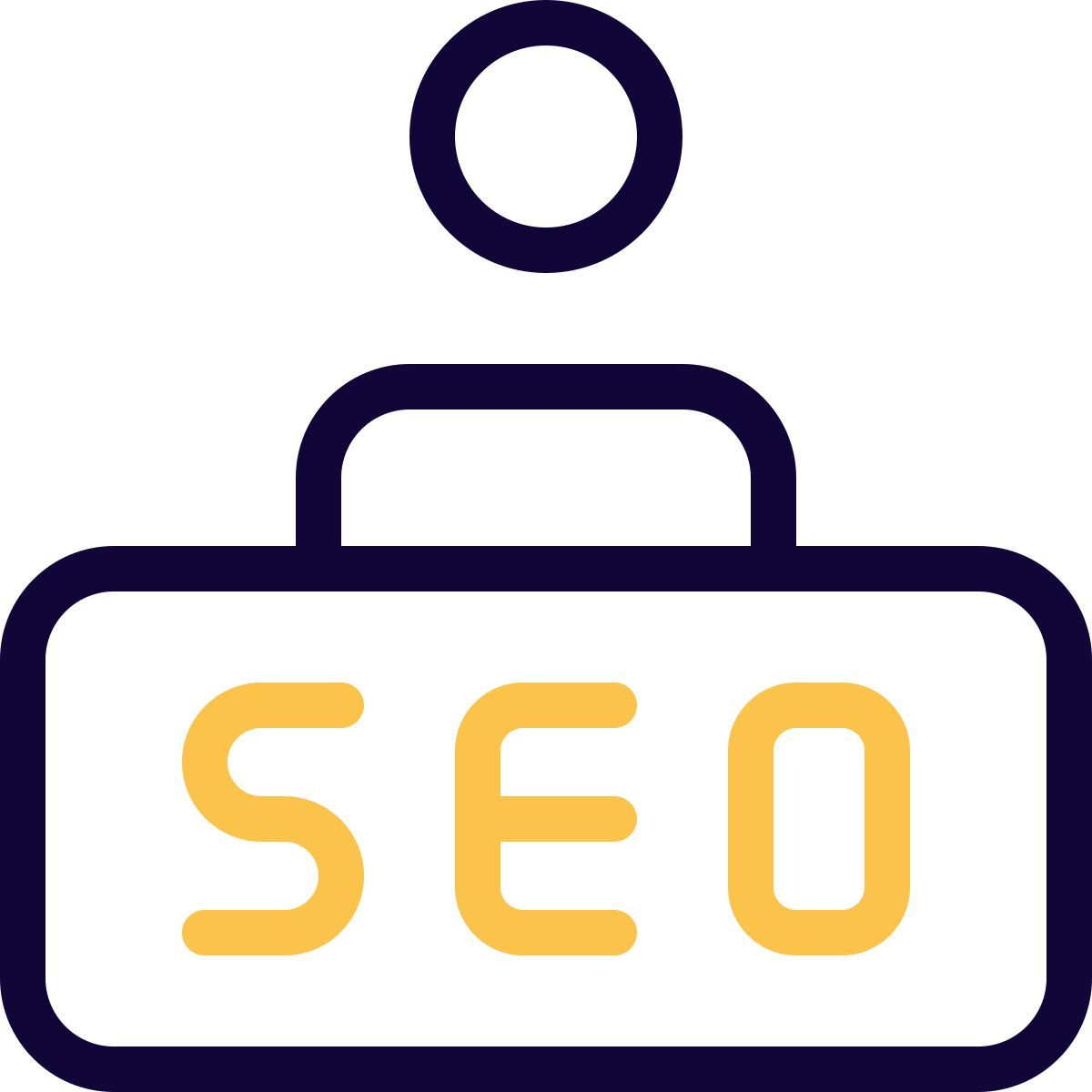 utilisateur avec une expertise en optimisation des moteurs de recherche icon