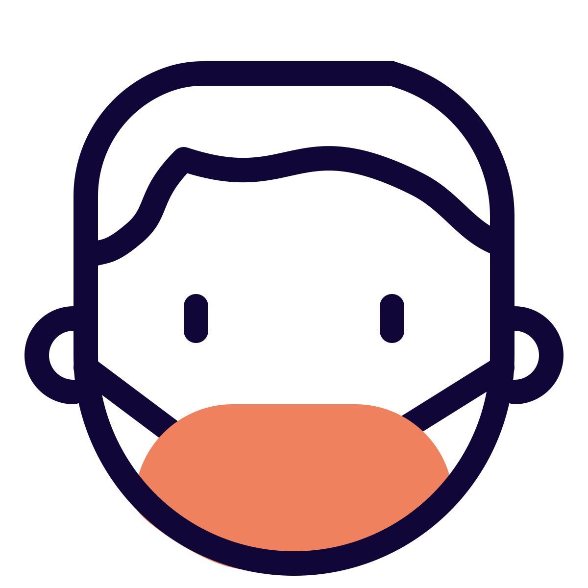 masque facial icon