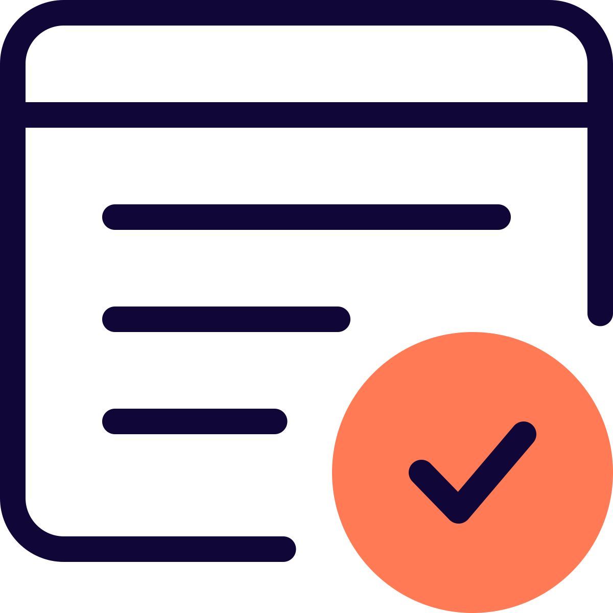 web checklist icon