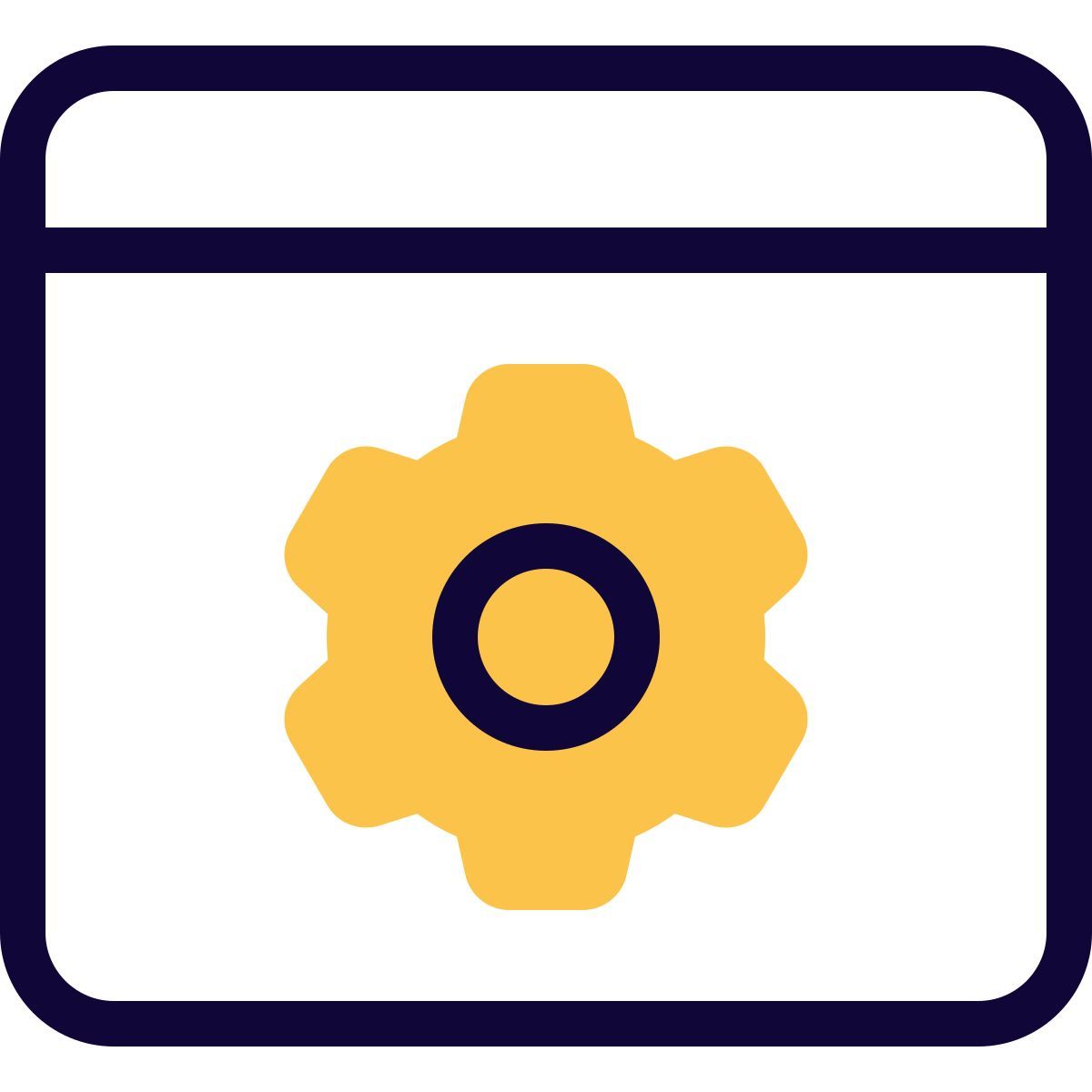 webpage settings icon