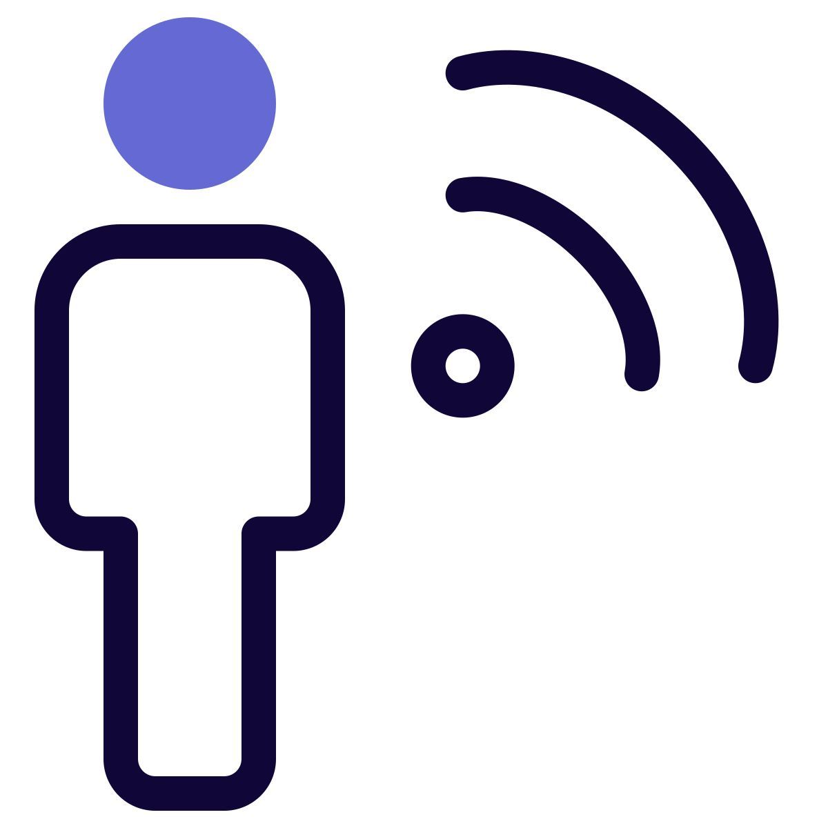 Wireless internet router key shared with employee in a company icon