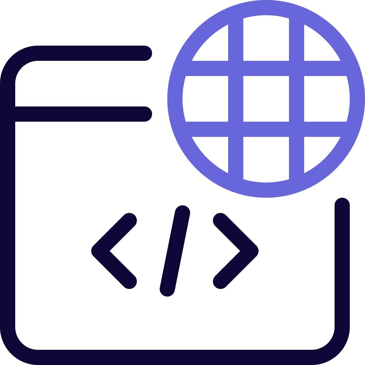 global code web icon