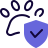 external animal-insurance-covered-isolated-on-white-background-protection-solid-tal-revivo icon
