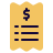 external billing-of-a-restaurant-expenses-paid-in-cash-restaurant-solid-tal-revivo icon